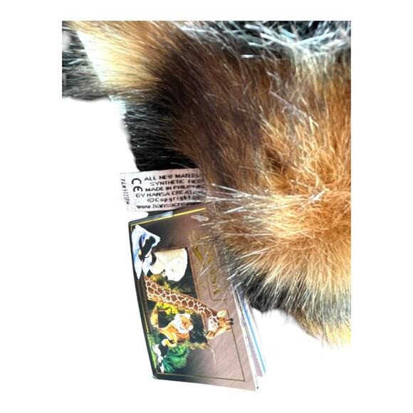 Hansa German Shepherd Dog Animal Stuffed Sitting Soft Realistic NWT FAST SHIP - Picture 11 of 12